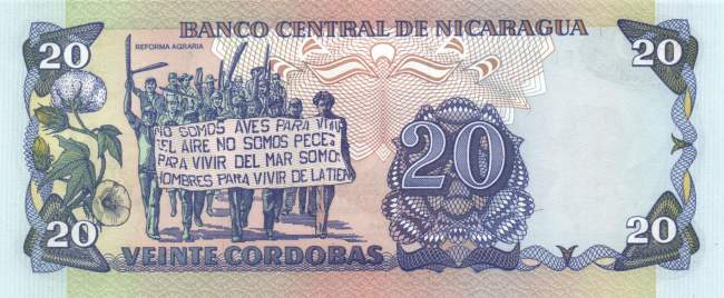 20 Cordobas 1985